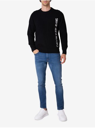Čierny pánsky vlnený sveter Calvin Klein Jeans