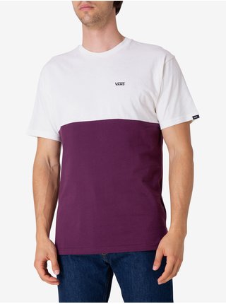 Bílo-vínové pánské tričko Vans