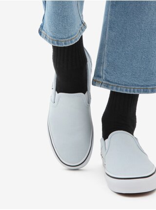 Světle modré dámské slip on tenisky Vans