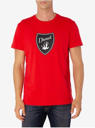 Červené pánské tričko Diesel T-Diego-B2