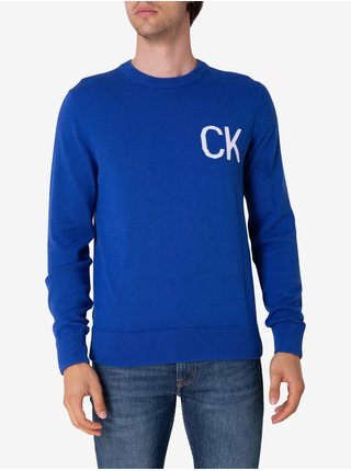 Modrý pánsky sveter Calvin Klein Jeans