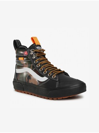 Zeleno-černé pánské kotníkové boty Vans Ua Sk8-Hi 