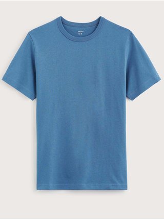 Modré basic tričko Celio Tebox 