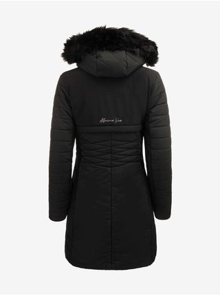 Černý dámský voděodpudivý kabát Alpine Pro Favta 