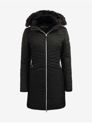 Černý dámský voděodpudivý kabát Alpine Pro Favta 