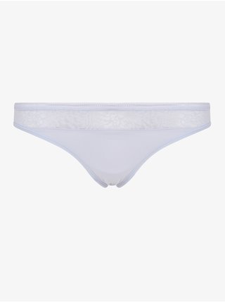 Bílé dámské kalhotky s krajkovým detailem Calvin Klein Underwear