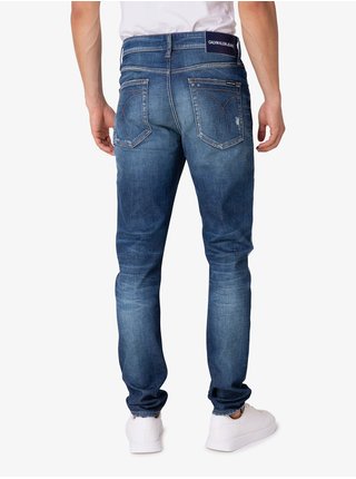 Modré pánské straight fit džíny Calvin Klein Jeans