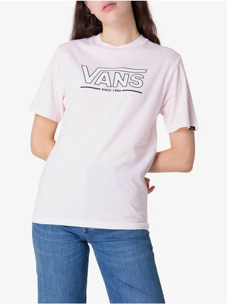 Světle růžové holčičí tričko Vans By Boys Carter 