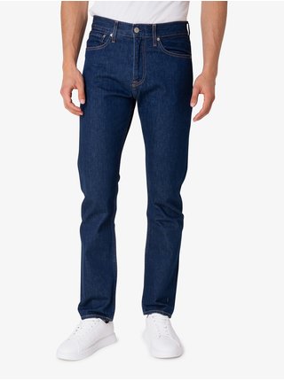 Tmavě modré pánské straight fit džíny Calvin Klein Jeans