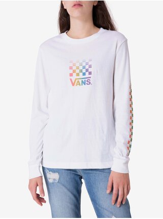 Bílé dámské tričko s potiskem Vans