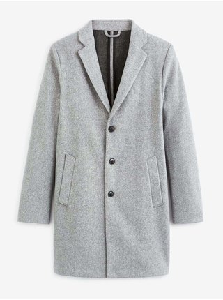 Světle šedý kabát Celio Vunoe 
