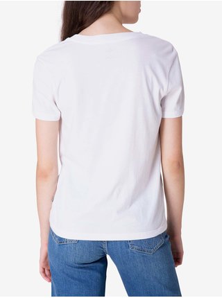 Bílé dámské tričko s nápisem Vans