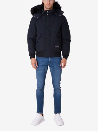 Černá pánská zimní bunda Bae  Calvin Klein Jeans