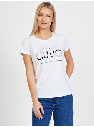 Bílé dámské tričko s potiskem Liu Jo