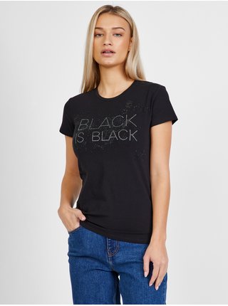 Černé dámské vzorované tričko Liu Jo