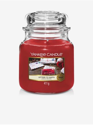 Vonná sviečka Yankee Candle Letters to Santa (Classic stredná)
