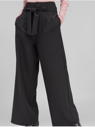 Černé dámské široké kalhoty se zavazováním O'Neill Essentials Pants