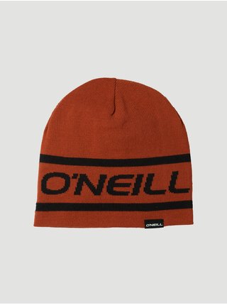 Oranžová pánská vzorovaná oboustranná zimní čepice O'Neill Reversible Logo Beanie