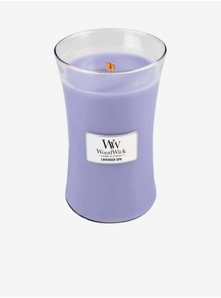 Vonná svíčka WoodWick Lavender Spa (velká váza)