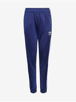 Tmavě modré holčičí tepláky adidas Originals SST Track Pants