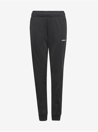 Černé holčičí tepláky s kapsami na zip adidas Originals Track Pants