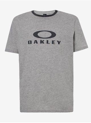 Světle šedé pánské tričko s potiskem Oakley O Bark
