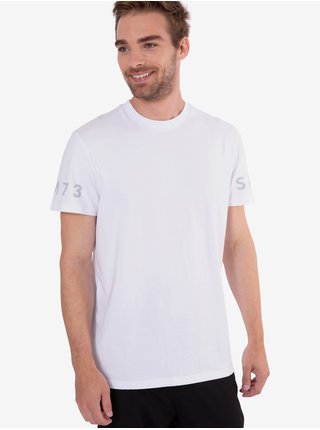 Bílé pánské tričko s potiskem SAM 73