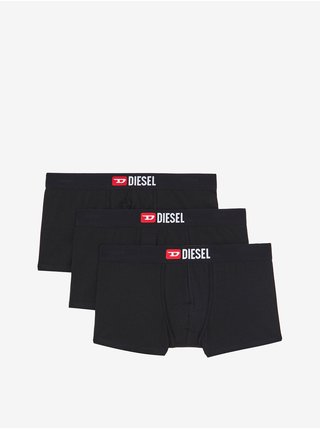 Sada tří černých pánských boxerek Diesel