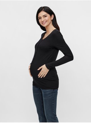 Černé těhotenské tričko Mama.licious Carma