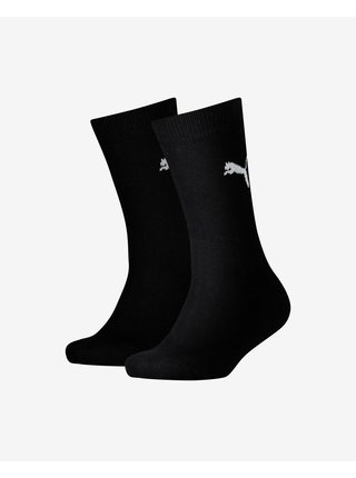 Sada dvou párů černých dětských ponožek Puma
