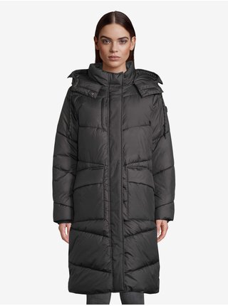 Čierny dámsky prešívaný kabát Tom Tailor Denim Arctic Puffer