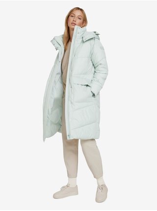 Mentolový dámský prošívaný kabát Tom Tailor Denim Arctic Puffer