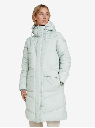 Svetlošedý dámsky prešívaný kabát Tom Tailor Denim Arctic Puffer