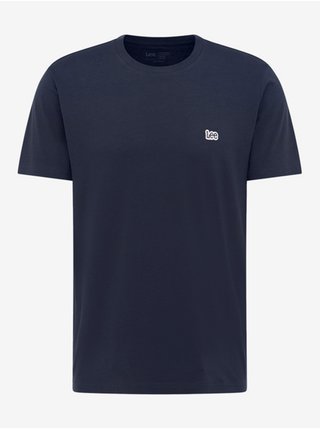 Tmavě modré pánské tričko Lee  Patch