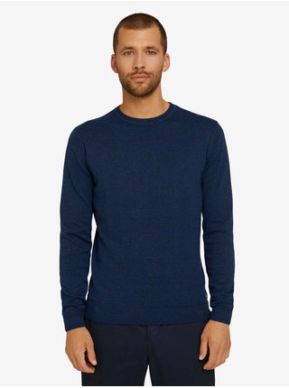Tmavomodrý pánsky sveter Tom Tailor Modern Basic