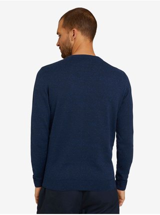 Tmavomodrý pánsky sveter Tom Tailor Modern Basic