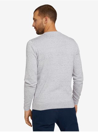Svetlošedý pánsky sveter Tom Tailor Modern Basic