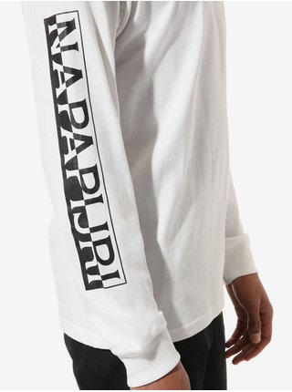Bílé pánské tričko s potiskem VANS X NAPAPIJRI