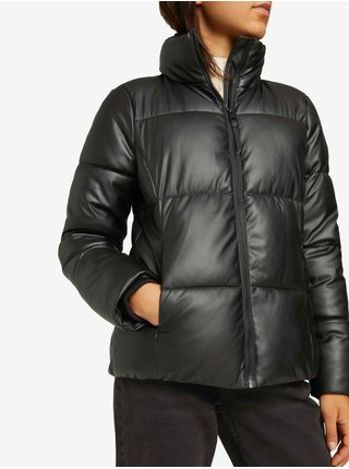 Černá dámská prošívaná zimní bunda Tom Tailor Denim