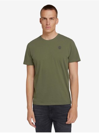 Zelené pánské basic tričko Tom Tailor