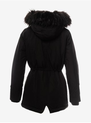 Černá dámská zimní bunda s umělým kožíškem GAS Nichelle 