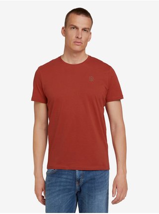 Červené pánské basic tričko Tom Tailor