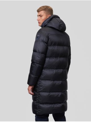 Čierny pánsky zimný prešívaný kabát Blauer IMPERMEABILE