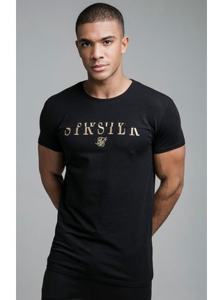 Černé pánské tričko SikSilk