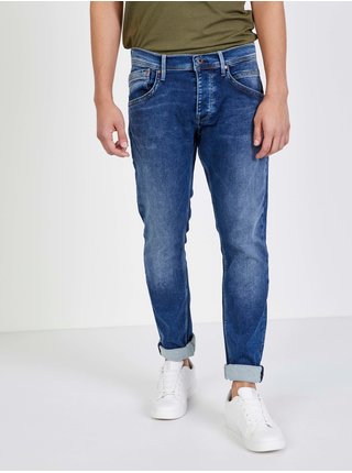 Modré pánské straight fit džíny Pepe Jeans Track