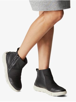 Černé dámské kotníkové semišové boty SOREL Explorer
