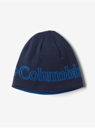Modrá klučičí oboustranná vzorovaná zimní čepice Columbia Youth Urbanization Mix