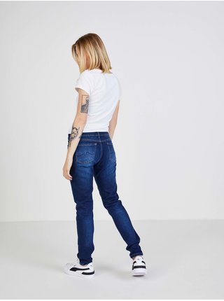Tmavě modré dámské straight fit džíny Pepe Jeans Soho