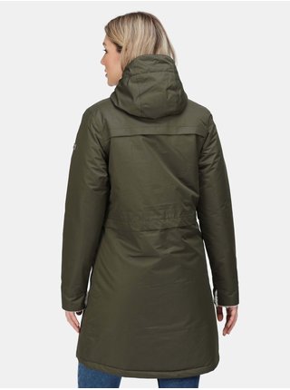 Khaki dámský kabát Regatta Remina