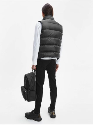 Čierna pánska prešívaná vesta Calvin Klein